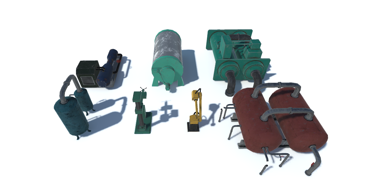 Industrial Machine Models | 3D Industrial | Unity Asset Store