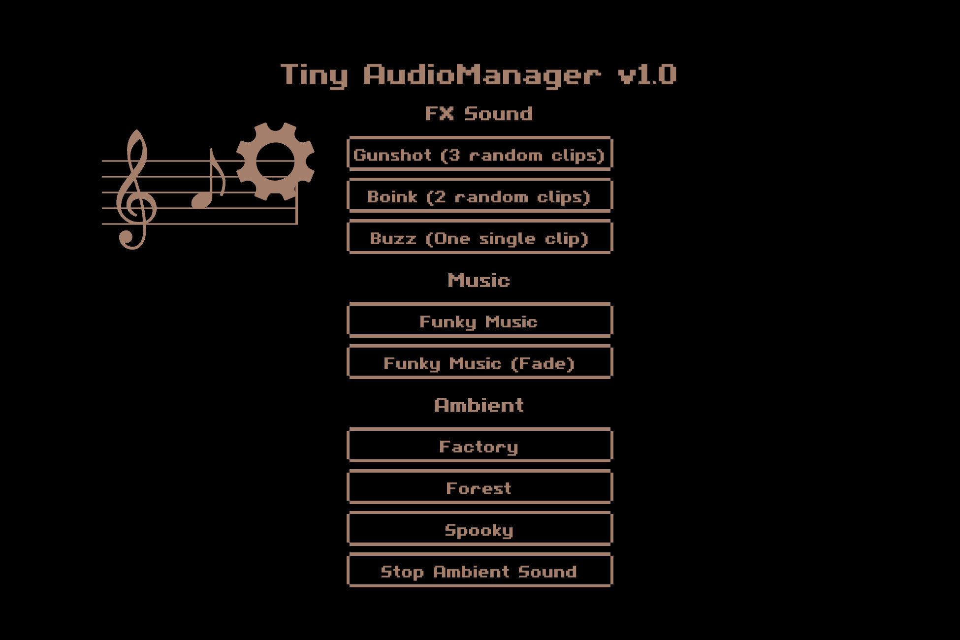 Tiny AudioManager v1.0 | Audio | Unity Asset Store