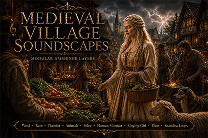 Medieval Village Soundscapes – Modular Ambience