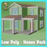 10 Low Poly House Pack Vol 1