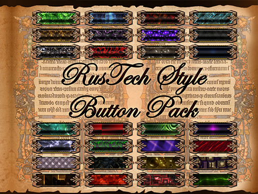 Button Pack Unity RusTech Style Button Pack | 2D Icons | Unity Asset Store