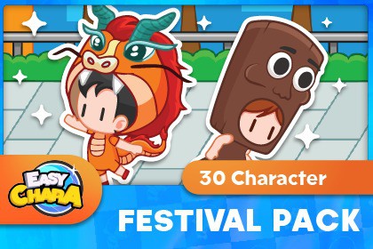 Festival 2D Character Pack – Easy Chara