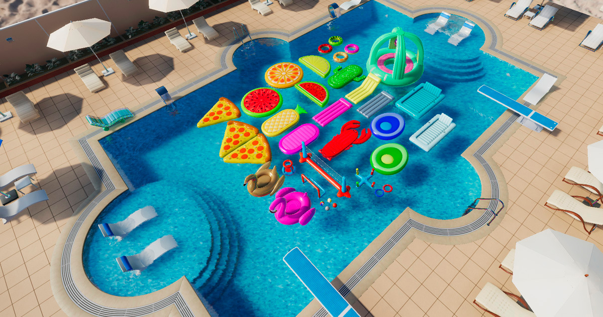 Swimming Pool Props | 3D Exterior | Unity Asset Store