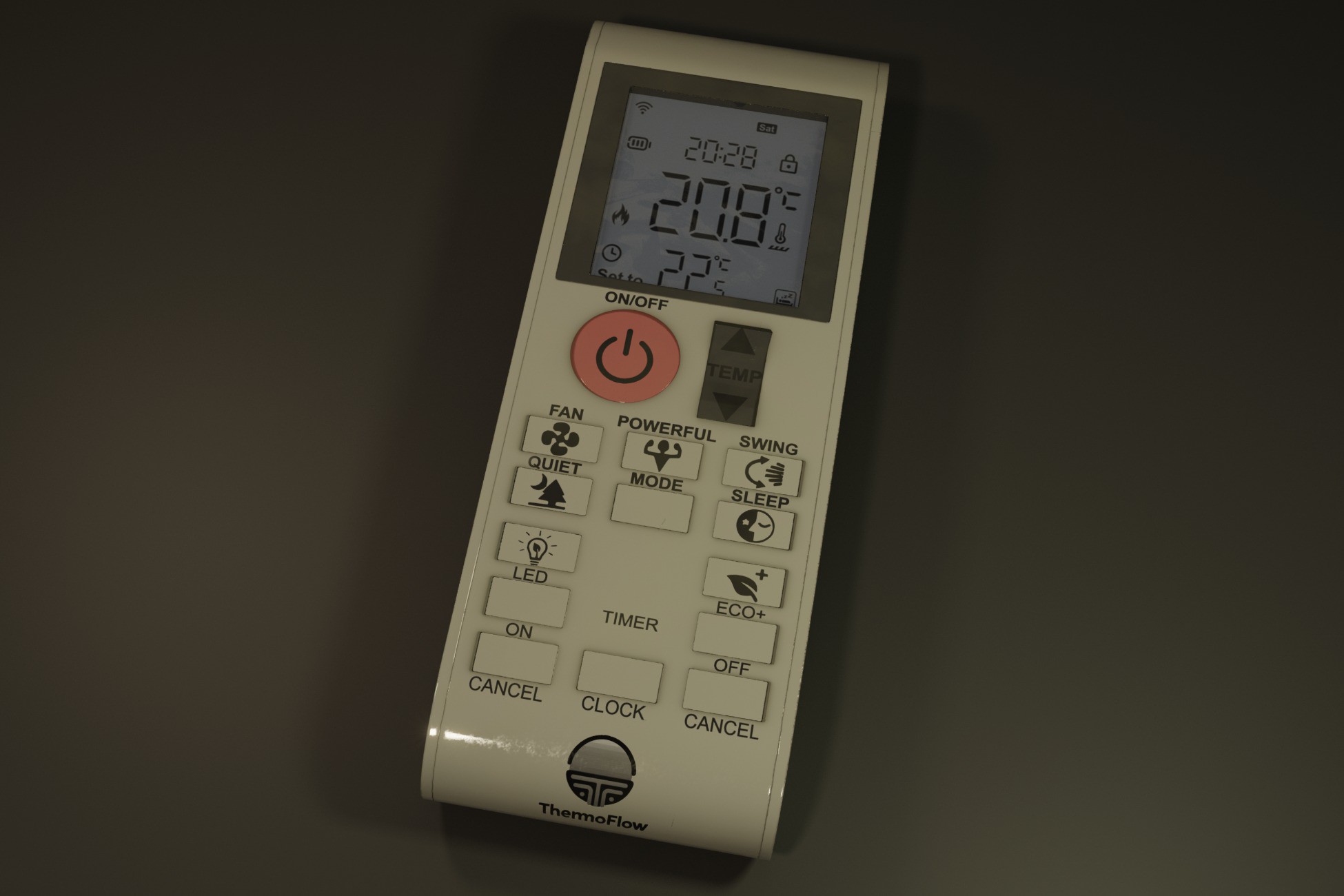 HVAC Remote | 3D Electronics | Unity Asset Store