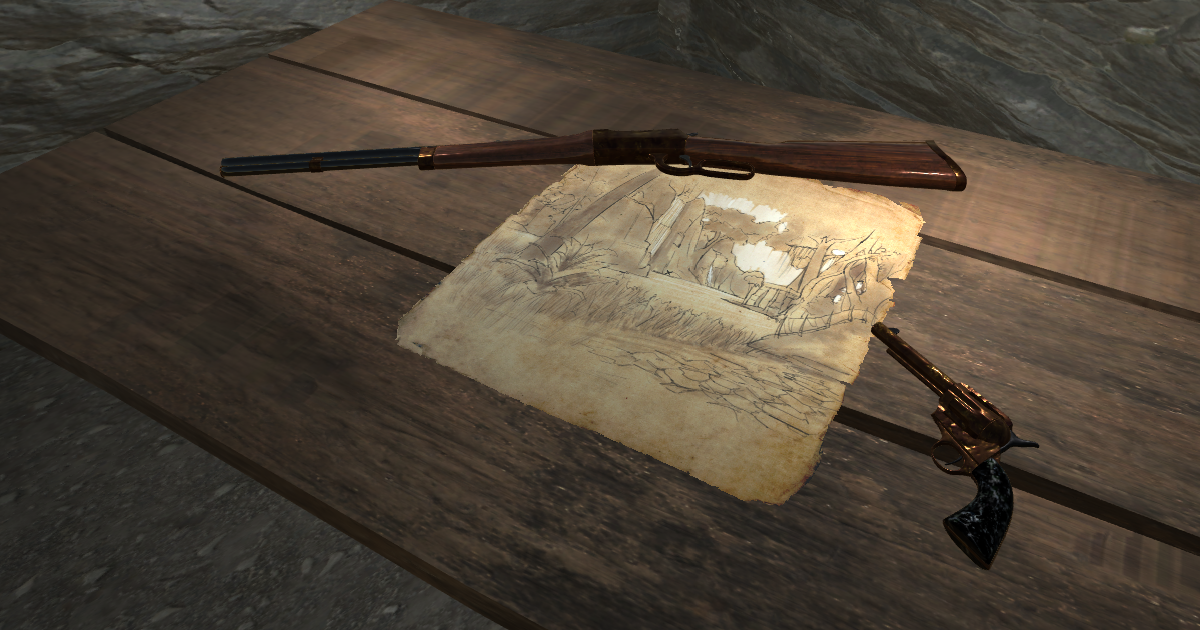 Repeater Rifle / Colt .45 Pair | 3D Guns | Unity Asset Store