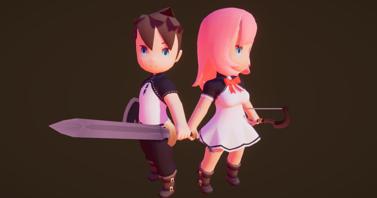 Chibi Heroes Pack + Basemesh | 3D Humanoids | Unity Asset Store