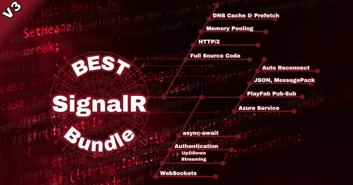 Best SignalR Bundle Network Unity Asset Store