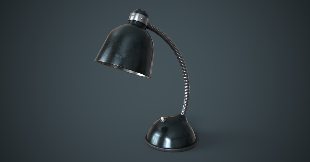Lamp Unity Black table lamp | 3D Electronics | Unity Asset Store