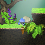 Platformer Tileset : Magic Forest