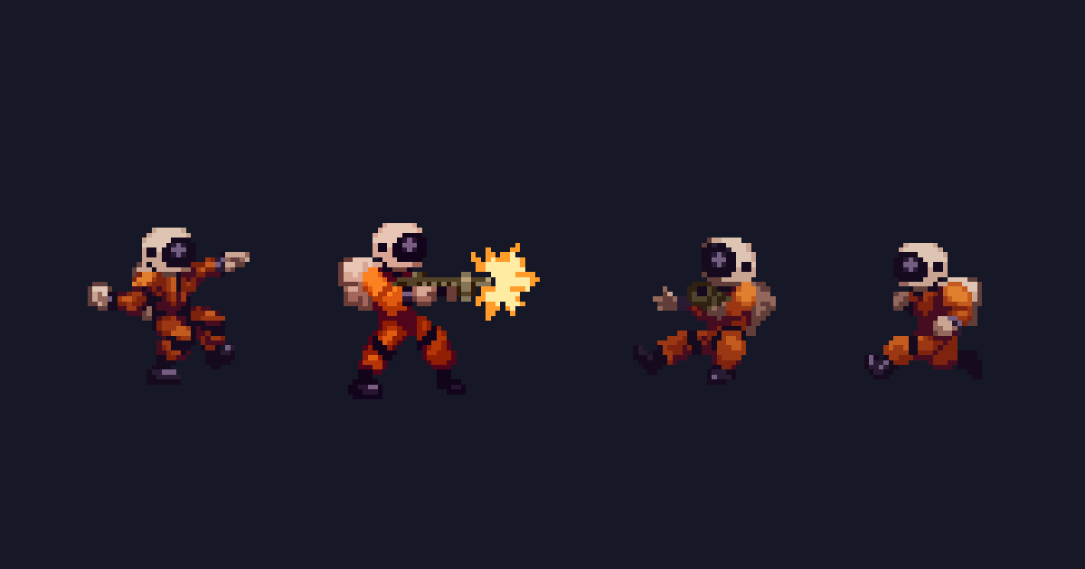 Warped Space Marine | 2D Characters | Unity Asset Store