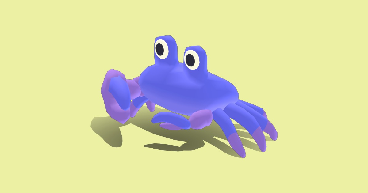 Fiddler Crab - Quirky Series | 3D Animals | Unity Asset Store