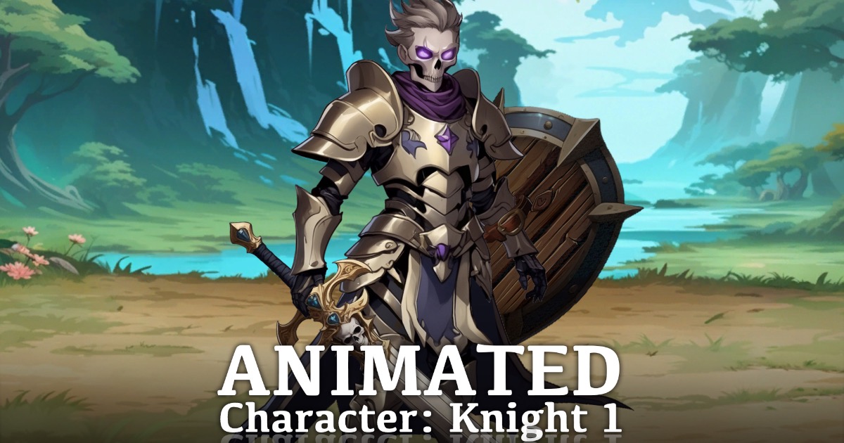Animated 2D Character - Knight 1 (Spine) | 2D 캐릭터 | Unity Asset Store