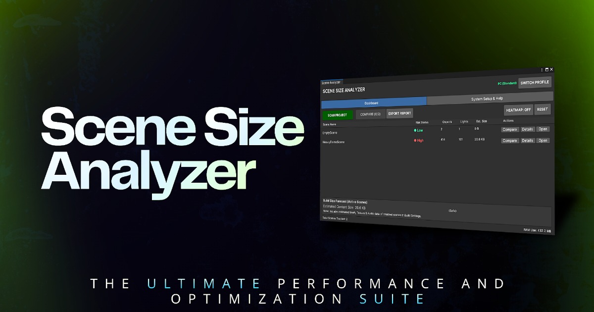Scene Size & Performance Analyzer | Utilities Tools | Unity Asset Store