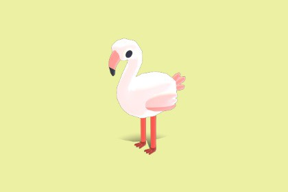 Greater Flamingo - Quirky Series