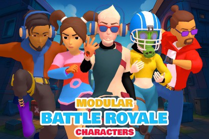 Stylized Battle Royale Characters