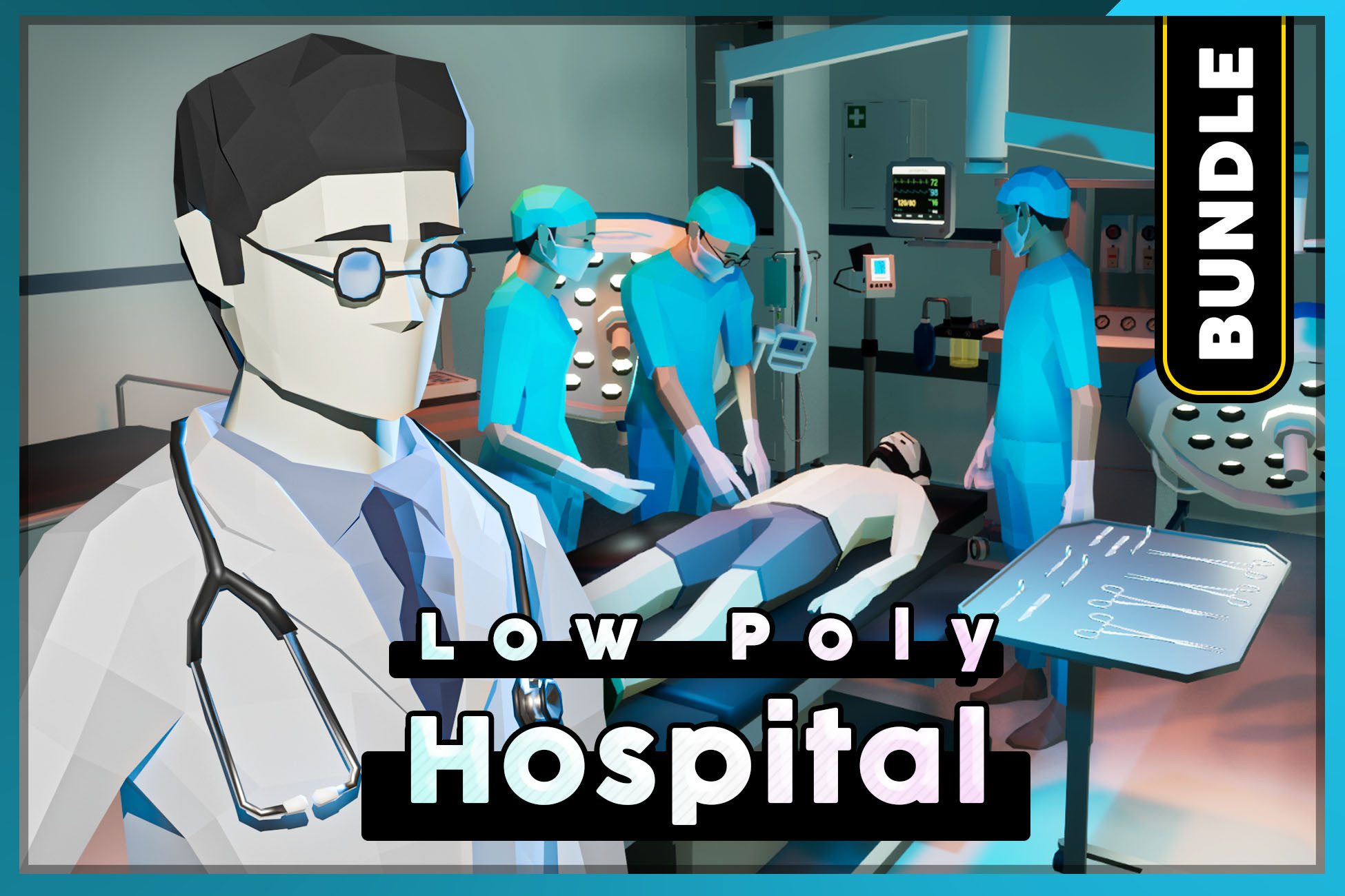 Unity Hospital Texture Ultimate Low Poly Hospital Bundle | 3D 도시 | Unity Asset Store