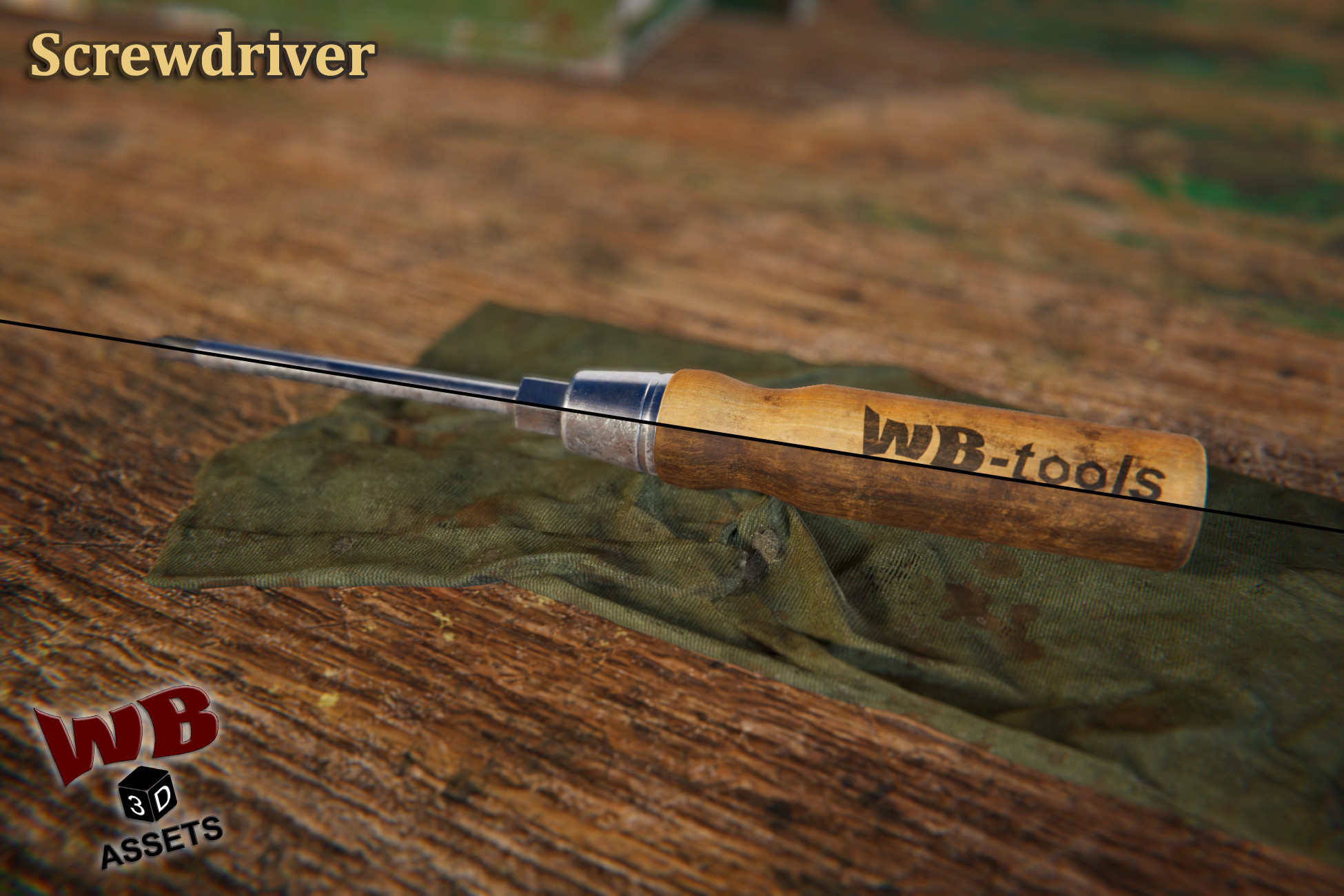 Screwdriver | 2 Variants | 3D Industrial | Unity Asset Store