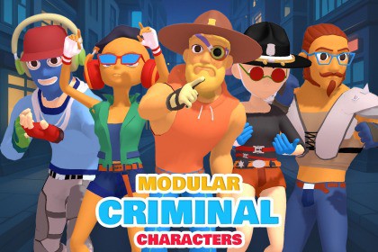 Stylized Criminal Characters