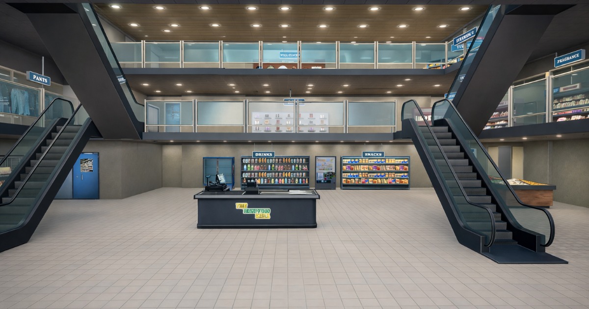 Mega Mall /Super Market (Realistic 3D Environment for Unity) | 3D ...