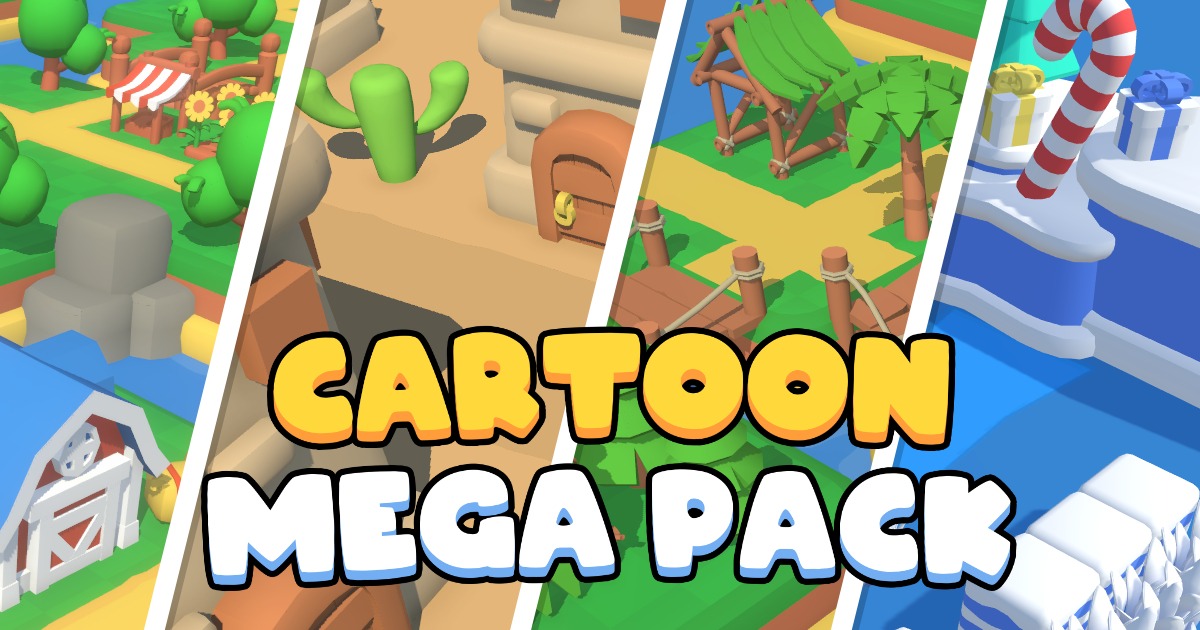 Cartoon Mega Pack | 3D Environments | Unity Asset Store