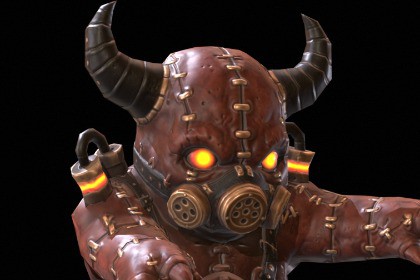 Chibi Necro Zombie Bull
