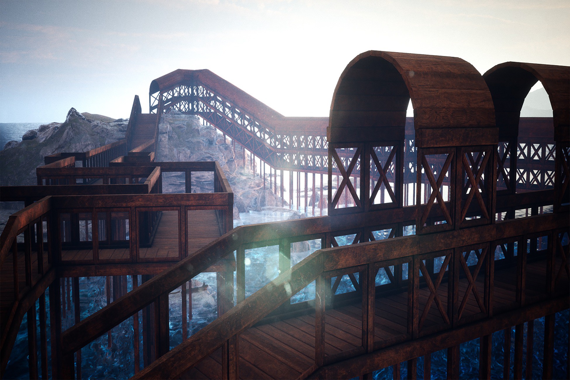 Unity Engine Bridge Modular Wooden Bridges / 26+ Assets | 3D Props | Unity Asset Store