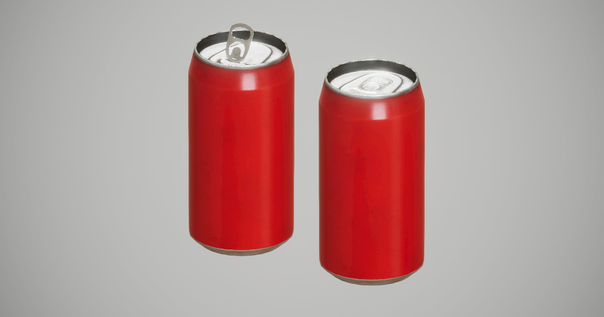 Aluminum Can "Standard" 3D Exterior Unity Asset Store