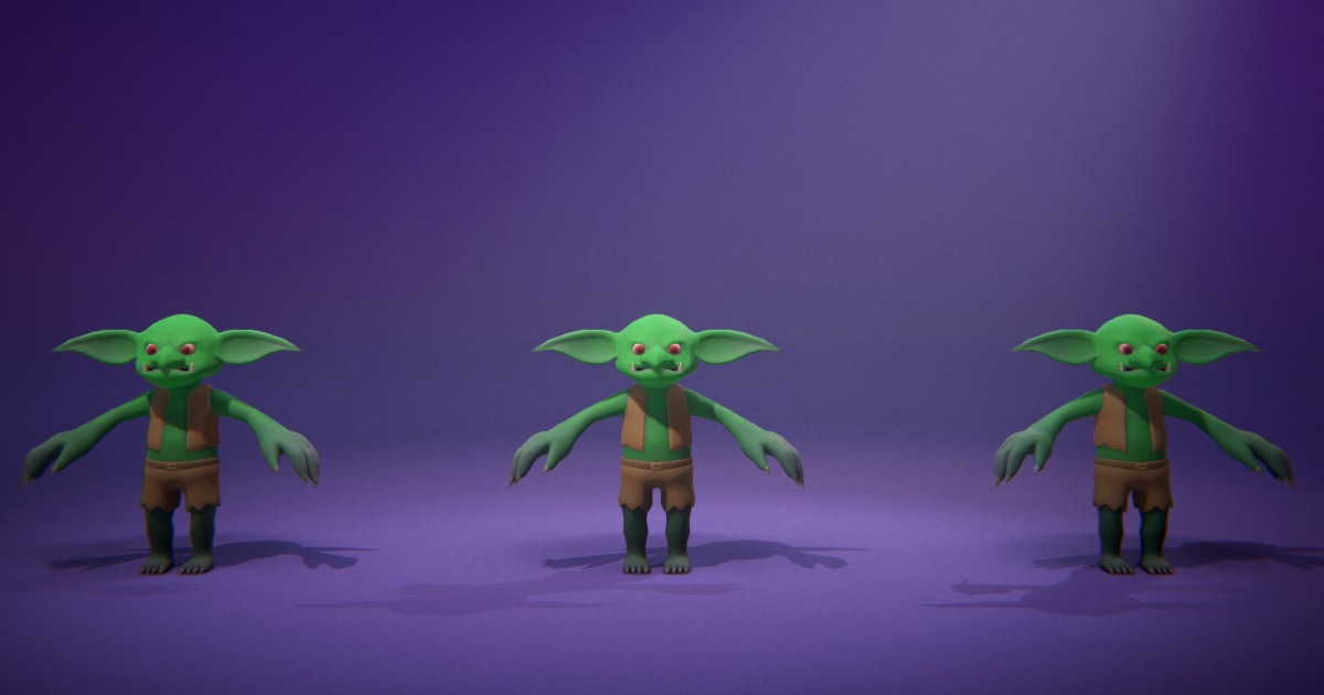 Goblin Level 2 Character Animations 3D Characters Unity Asset Store