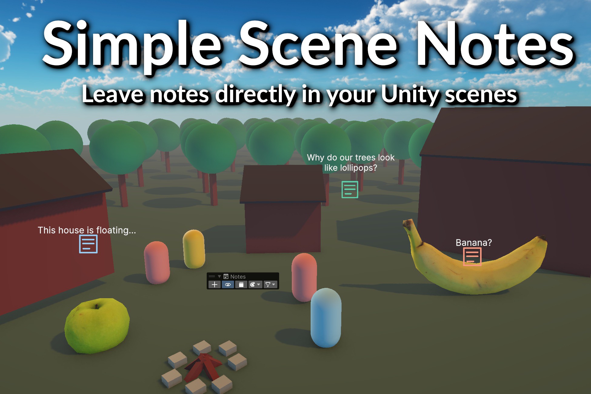 Simple Scene Notes | レベルデザイン | Unity Asset Store