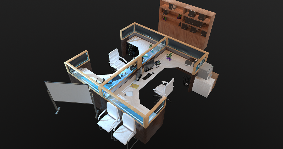 Office Pack - Modular - PBR | 3D Interior | Unity Asset Store