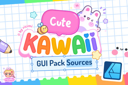 Cute Kawaii GUI Pack Sources