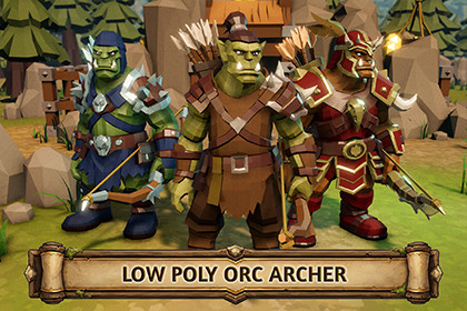 Low Poly Orc Archer