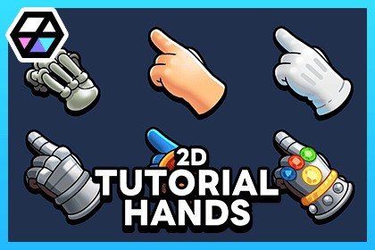 2D Icons - Tutorial Hands