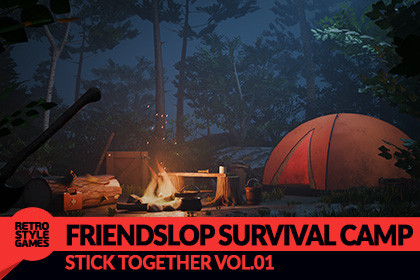 Forest Survival Camp Pack – Camping Props, Trees and Terrain