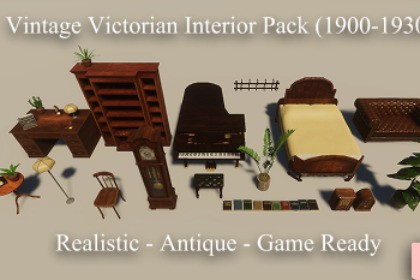 Vintage Victorian Interior Pack (1900-1930)