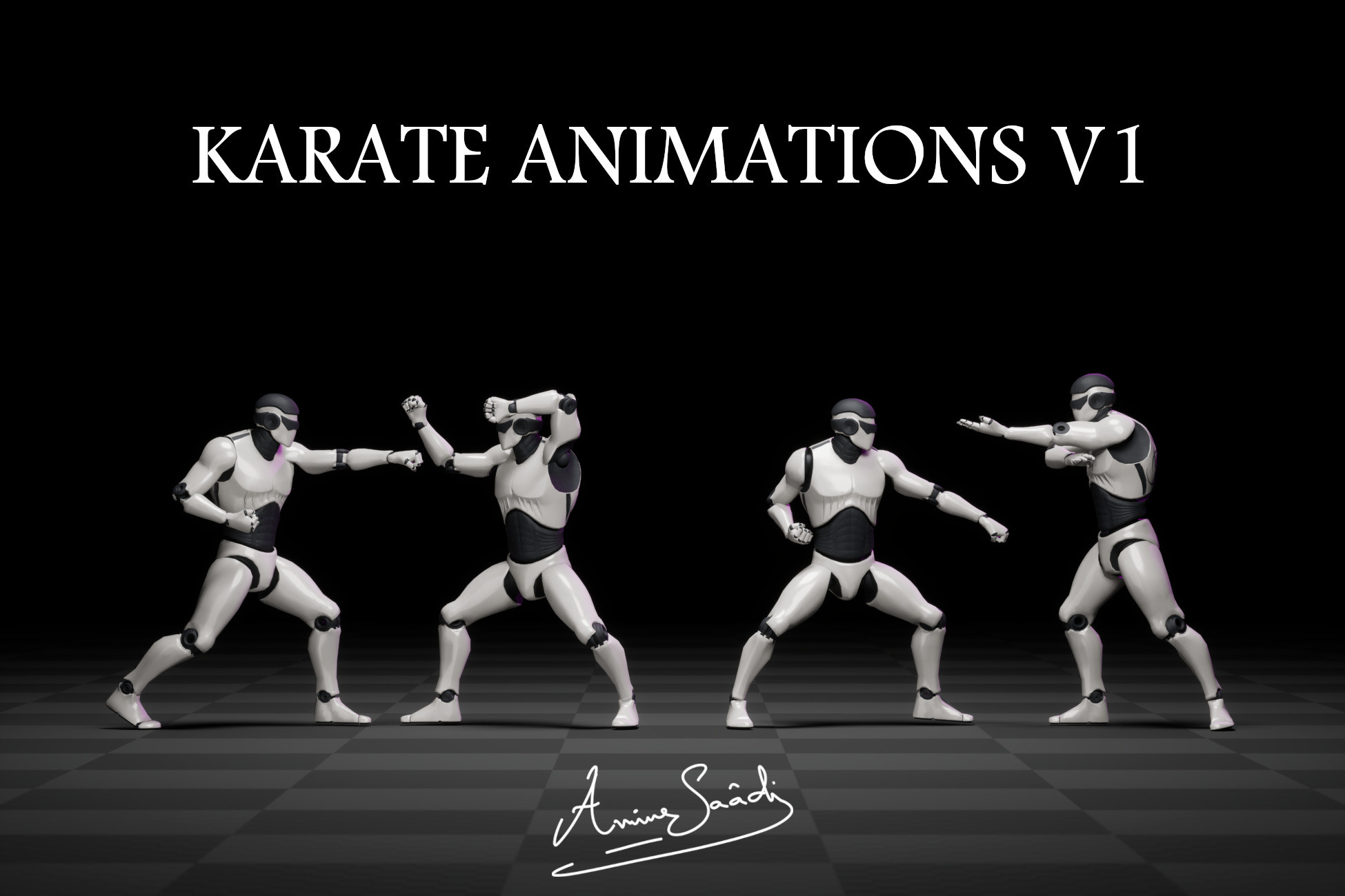 Combat animations Karate 3D Animations Unity Asset Store
