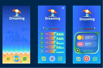 Dreamy Fantasy GUI Pack – Colorful Game UI Assets