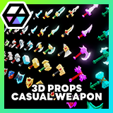3D Props - Casual Weapon Icon