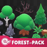 Stylized Forest Environment - Low poly