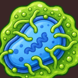 Biohazard Microbiology Virus Bacteria Cells Research Icons Pack