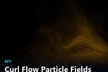 Curl Flow Particle Fields
