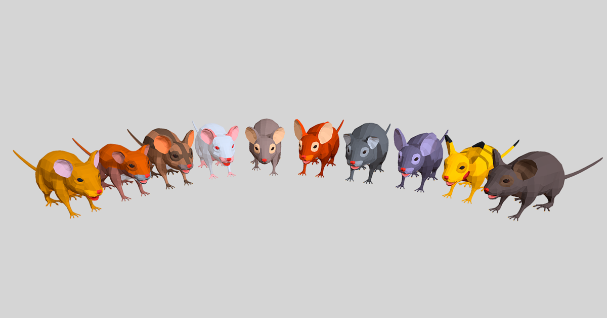 Mouse Polyart | Characters | Unity Asset Store