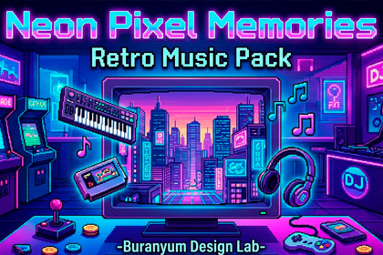 Neon Pixel Memories – Retro Music Pack