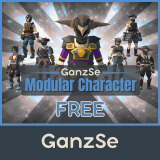 GanzSe FREE Modular Character - Fantasy Low Poly Pack