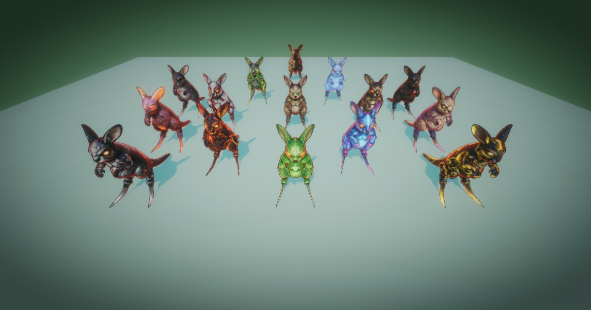 [FreeTrial] Hexy Beast - Stylized Fantasy Monster (Rig + Anim ...
