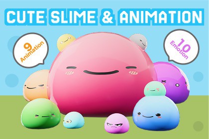 Cute Slime & Animation Pack