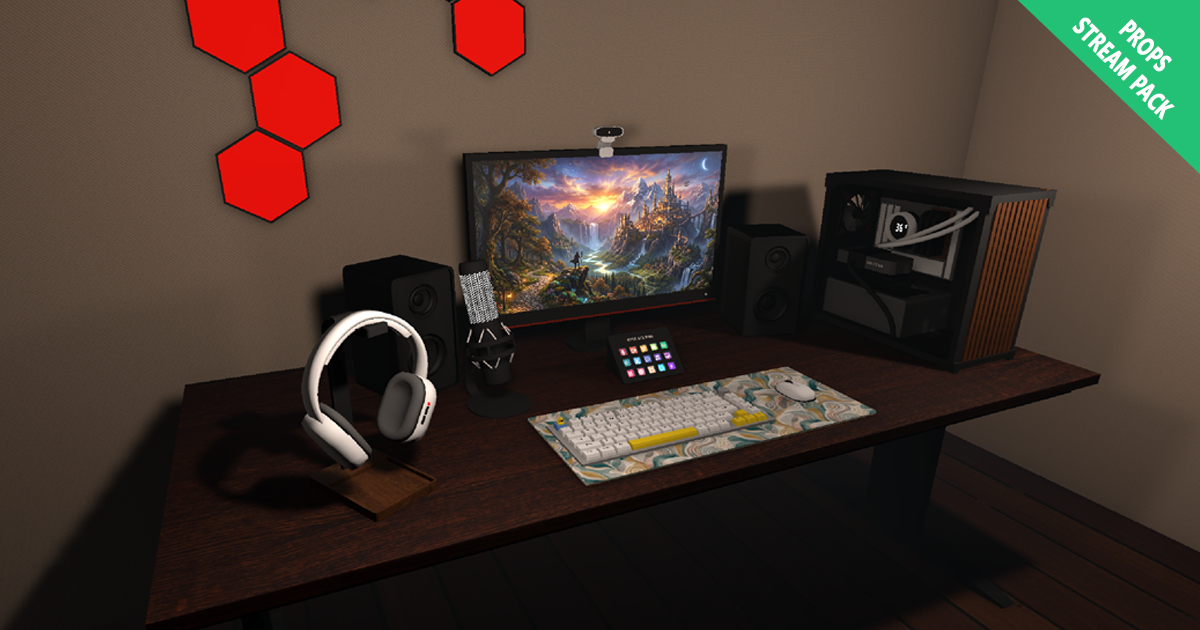 The Ultimate Streamer Room Pack | 3D 小道具 | Unity Asset Store