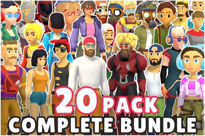 Stylized Characters Complete Bundle Vol 2