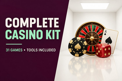 Complete Casino Kit - 31 Games, Meta Systems & Editor Tools