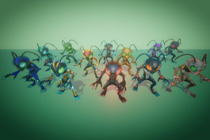 [FREE] Fantasy Monster 01 (Rework) – Game Ready (Rig + Animation) – PixeliusVita